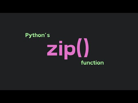 Learn Python Zip Function In 1 Minute