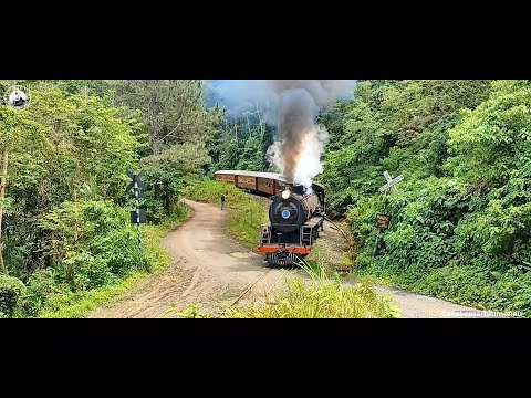 🇧🇷 Locomotiva a vapor Mogiana 761/Mogiana 761 steam locomotive/2021 - São Bento do Sul/SC - (Brasil)