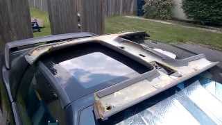 "How To" T-top Headliner Repair and Recover - Part 1: Repairing Fiber Board