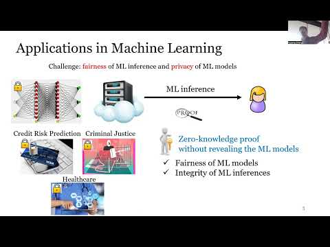 Yupeng Zhang: Zero-Knowledge Proof and Its Applications in Machine Learning