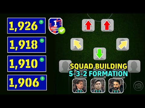 Why This 5-3-2 Formation Is So Effective! Winning All Online Matches 🔥 Squad Building eFootball 25