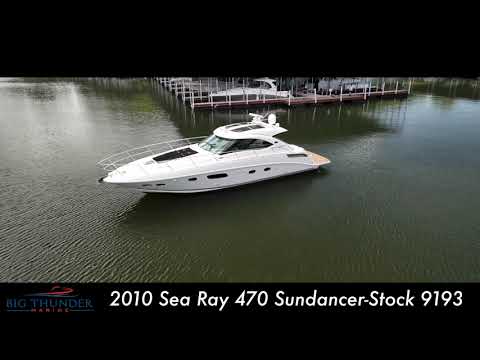 2010 Sea Ray 470 Sundancer Video