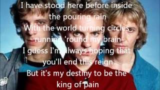King Of Pain Lyrics