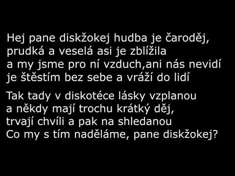 Iveta Bartošová & Balet - Hej pane diskžokej - text/lyrics