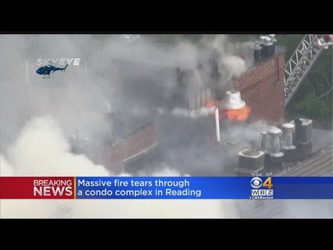 Fire Rips Through Reading Condo Building