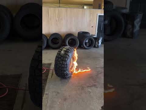Tyre puncture repair technique in China.