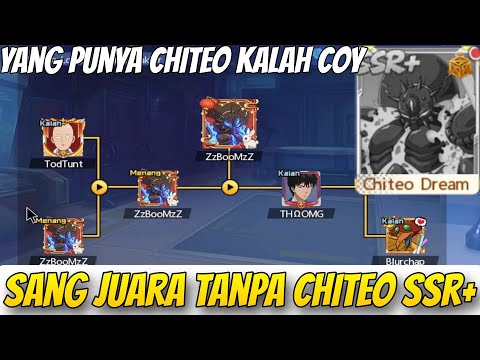 CHITEO SSR+ BISA DI COUNTER🔥, SANG JUARA TANPA MONSTER CHITEO - One Punch Man The Strongest