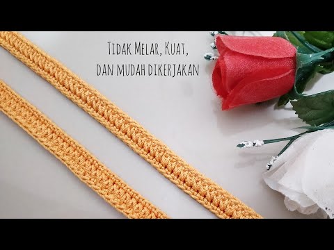 Tutorial Tali Tas Rajut Terbaru Crochet Bag Strap