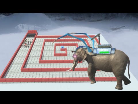 ESCAPE FROM ALIEN ELEPHANT - Animal Revolt Battle Simulator Gameplay