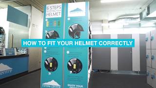 How to fit your helmet correctly | The Snow Centre