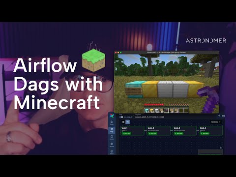 Building DAGs inside Minecraft