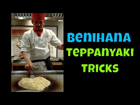 TEPPANYAKI TRICKS at Benihana | Heartbeat, Choo-choo Train and Onion Volcano | Travelling Foodie