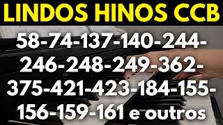 HINOS CCB 58-74-137-140-244-246-248-249-362-375-421-423-184-155-156-159-161-165-168  e outros