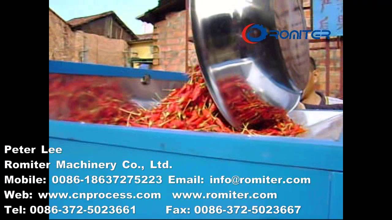 Chili Stem Cutting Machine for Sale
