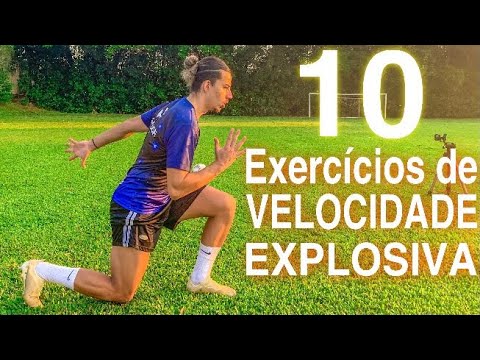 10 Exercícios de Velocidade Explosiva | TREINO DE FUTEBOL EM CASA | 10 Explosive Speed Exercises