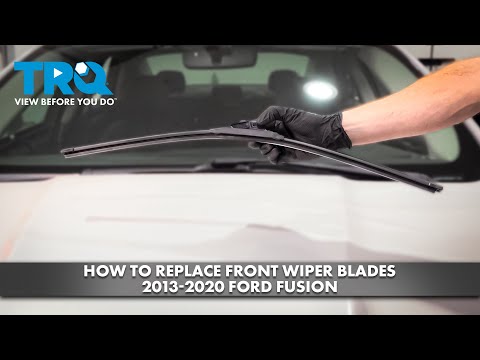 How to Replace Front Wiper Blades 2013-2020 Ford Fusion