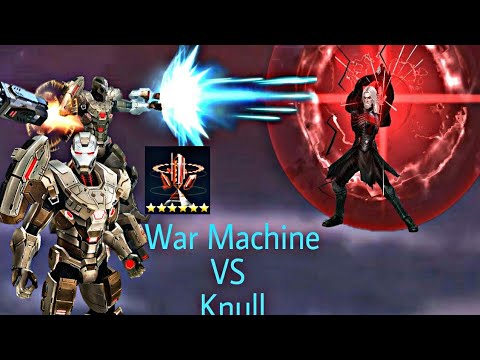 War Machine T3 & 3099 Uniform Review | WBL Knull Solo With Obelisk - Marvel Future Fight