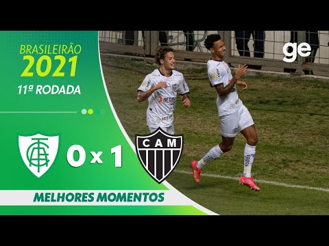 AMÉRICA-MG 0 x 1 ATLÉTICO-MG | MELHORES MOMENTOS | 11ª RODADA BRASILEIRÃO 2021 | ge.globo