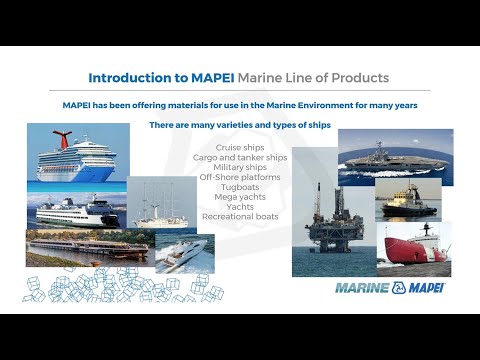 MAPEI Webinar – An Introduction to MAPEI’s Marine Line