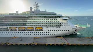 Timelapse - Celebrity Cruise Ship Port Sail Away - Puerto Plata, Dominican Republic