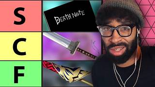 Ranking Anime Weapons by How Iconic They Are