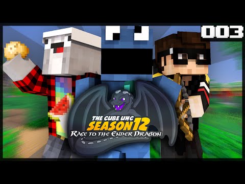 Minecraft CUBE UHC Season 12 - Episode 3 - ON THE HUNT FOR PEOPLE