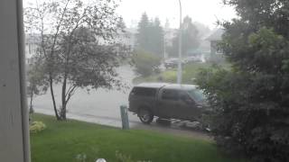 preview picture of video 'Whitecourt Storm - August 4, 2012'