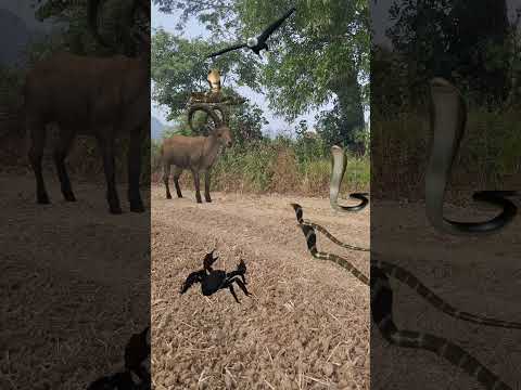 Scorpion 4 Snake Ibex Eagle #shorts #youtubeshorts #shortsfeed
