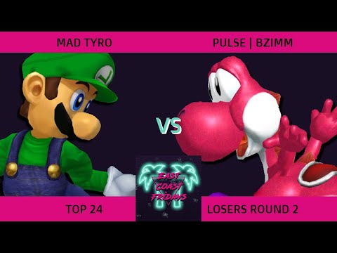 Mad Tyro (Luigi) vs. Pulse | BZimm (Yoshi) - ECF 172 Top 24 Losers Round 2 SSBM