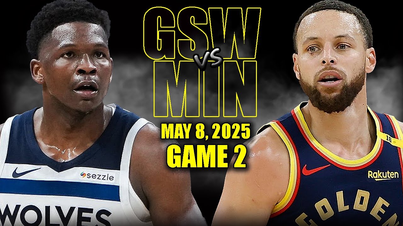 Golden State Warriors vs Minnesota Timberwolves Full Game 2 Highlights - May 8, 2025 | NBA Playoffs