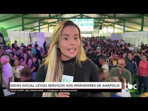 Jornal Brasil Central |10-06-26| Goiás Social levou Serviços aos Moradores de Anápolis