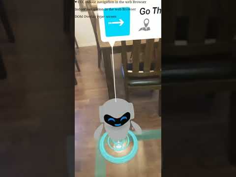 WebAR indoor navigation