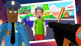 QUASE FOMOS PEGOS PELOS POLICIAIS DO DUDE THEFT WARS