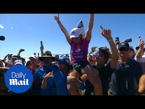 Florida teenager Caroline Marks wins first World Surf League title