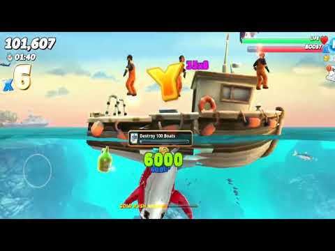 Hungry Shark World - All Sharks Unlocked ACE SHARK Gameplay #3
