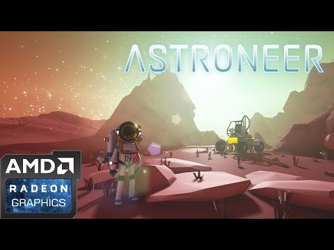 (AMD A6 9220, Radeon R4 Graphics) Astroneer Gameplay Low End PC (2019) Video