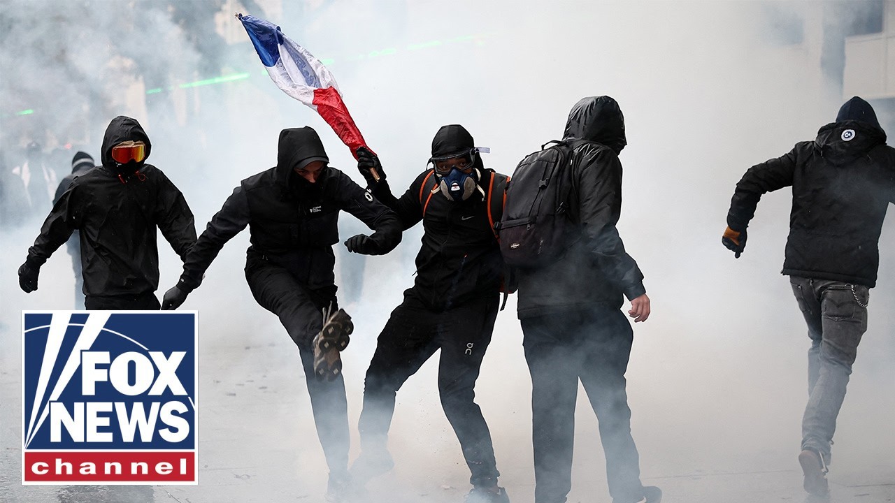 SEE IT: France protests turn VIOLENT as police deploy tear gas