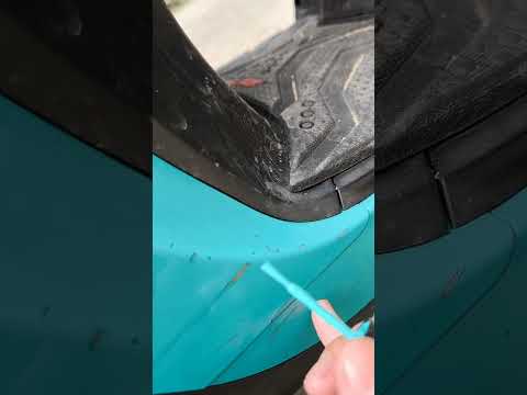 Tự dặm sơn xóa vết xước cho xe điện Xanh SM