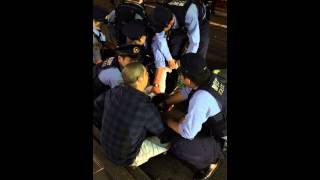This is how Japanese police deal with people who hit them. Watch till the end. Very funny