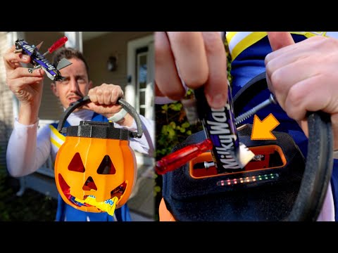 my trick-or-treat basket has a metal detector built in