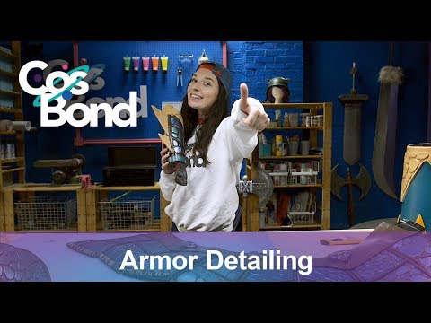 Foam Cosplay Armor Detailing Techniques - Astrid’s Armor Tutorial Series Pt. 3