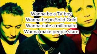 I Wanna Be On TV - Green Day (Lyrics)