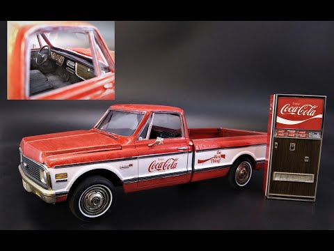 AMT 1:25 Coca-Cola '72 Chevy Fleetside Pickup Truck #AMT1231M/12 NIB 