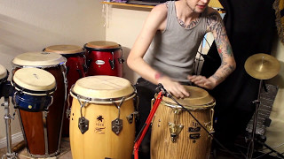 Video thumbnail for lp galaxy requinto and toca traditional series conga video 96 by Self taught percussion