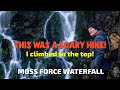 Risky adventure to find epic photos at Moss Force Waterfall