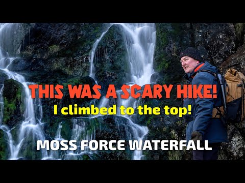 Risky adventure to find epic photos at Moss Force Waterfall