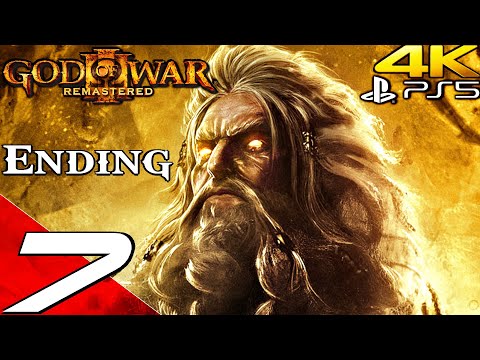 God of War 3 Remastered (PS5) - Gameplay Walkthrough Part 7 - Ending & Zeus Final Boss (4K 60FPS)