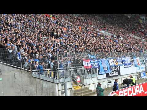 Kaiserslautern-Karlsruher SC Derby 20.10.2013 Support Karlsruhe Teil2