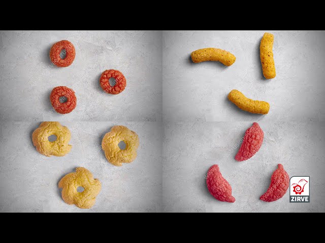 zirve extrusion | Les lignes de chips sont vendues à de grandes entreprises en Palestine et en Jordanie, phase d'essai d'une des lignes de chips de maïs avant expédition