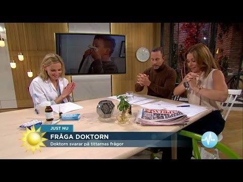 Tilde och Peter sjunger "Tvätta händerna sång" - Nyhetsmorgon (TV4)